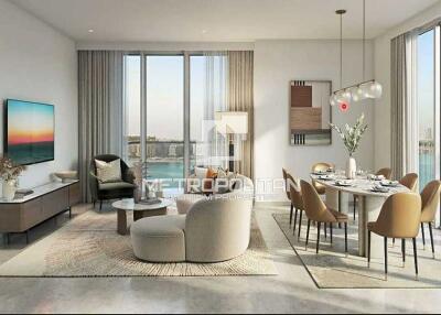 Modern 2 BR Unit   Sea View  Spacious Layout