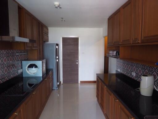 Spacious kitchen with modern appliances