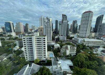 View of the city with high-rise buildings