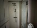 Bathroom with shower and toilet