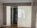 Bedroom with built-in wardrobes