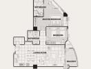 2 bedroom apartment type B floor plan