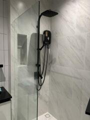 modern bathroom with shower