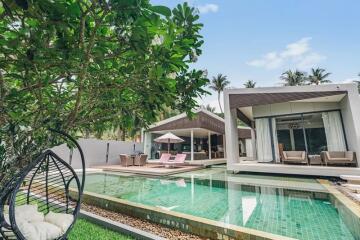 Idyllic 3-Bedroom Beachfront Villa with Pool in Bang Por