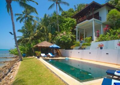 Explore the Luxury of Our 4-Bed Beachfront Villa for Sale in Mae Nam