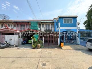 Exterior view of attached row houses