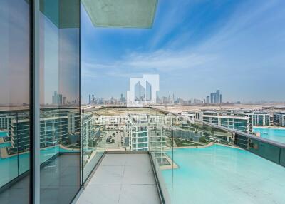 Vacant  Burj Khalifa and Lagoon View  2BR + Maid