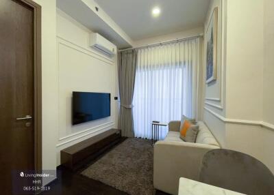 modern living room with TV and sofa