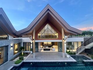 Modern villa with swimming pool