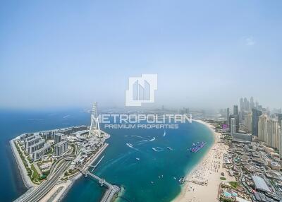 The Address JBR  3BR + M  Panoramic Sea View