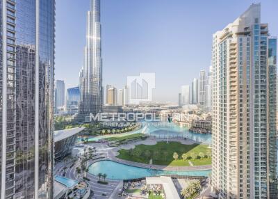 Full Burj Khalifa View  Below OP  Vacant