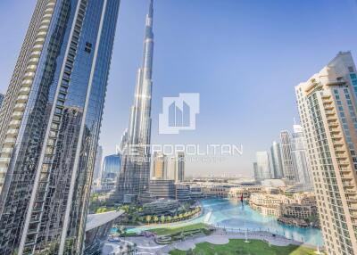 Full Burj Khalifa View  Below OP  Vacant