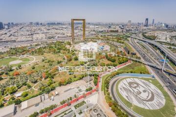 Fully Upgraded  High Floor  Dubai Frame View