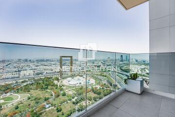 Fully Upgraded  High Floor  Dubai Frame View