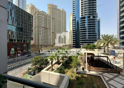 Balcony  Pool view  Unfurnished