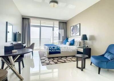 Elegant Studio  Fully Furnished  Golf View