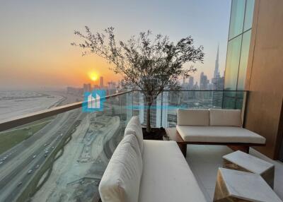 Burj and Canal View Fully Furnished Loft Type 1BR