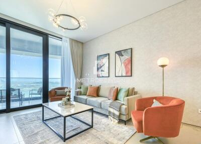 Dubai Eye and Sea View  High Floor  Furnished