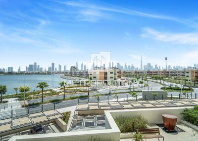 Beach Community  Sea and Dubai Skyline Views