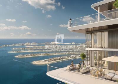 Luxurious  High Floor  Palm and Marina Sea View