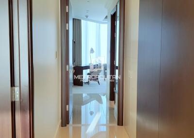 Top Floor  Full Burj and Fountain View  Serviced