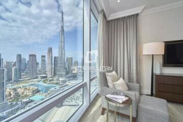 Burj Khalifa Facing  All Inclusive  Vacant Apt