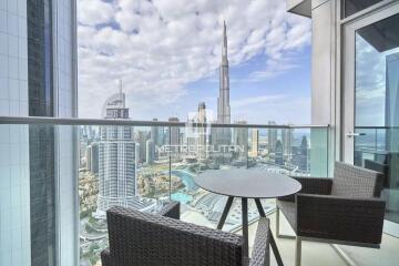 Burj Khalifa Facing  All Inclusive  Vacant Apt