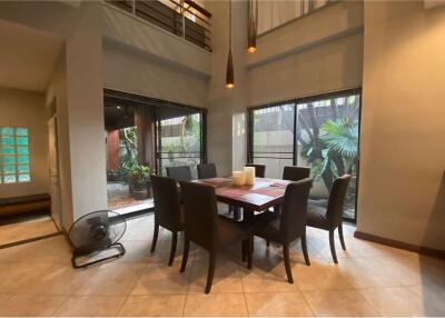 For Sale 4-Story Corner Unit Townhouse with Stunning Views and Private Compound at Sukhumvit 49