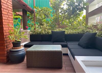 For Sale 4-Story Corner Unit Townhouse with Stunning Views and Private Compound at Sukhumvit 49