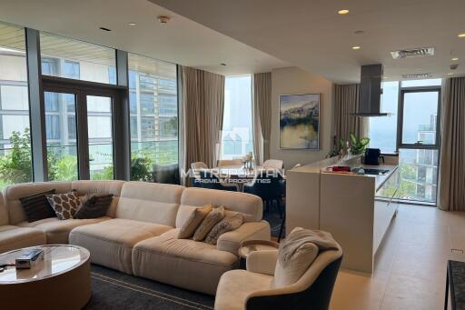 Sea View  Fully Furnished  3 BR Plus Maids