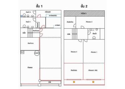 Two-story Townhouse for rent  BTS Eakkami Sukhumvit road