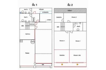 Two-story Townhouse for rent  BTS Eakkami Sukhumvit road