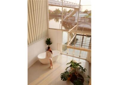 For Rent: Charming Canal House Sukhumvit - Spacious 2-Story Home