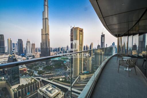 Vacant  Full Burj Khalifa View  Best Layout