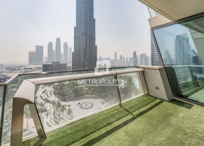 Burj Khalifa View  Unfurnished  Maids Room