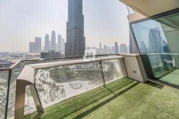 Burj Khalifa View  Unfurnished  Maids Room