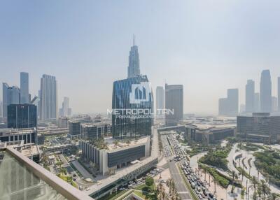 Burj Khalifa View  Unfurnished  Maids Room