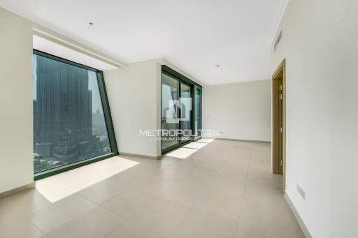 Burj Khalifa View  Unfurnished  Maids Room