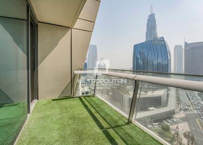 Burj Khalifa View  Unfurnished  Maids Room