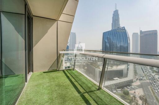 Burj Khalifa View  Unfurnished  Maids Room