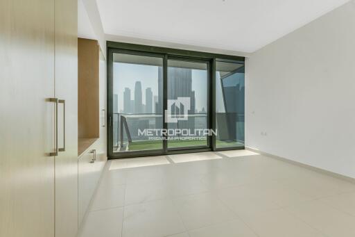 Burj Khalifa View  Unfurnished  Maids Room