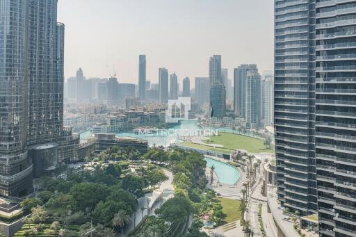 Burj Khalifa View  Unfurnished  Maids Room