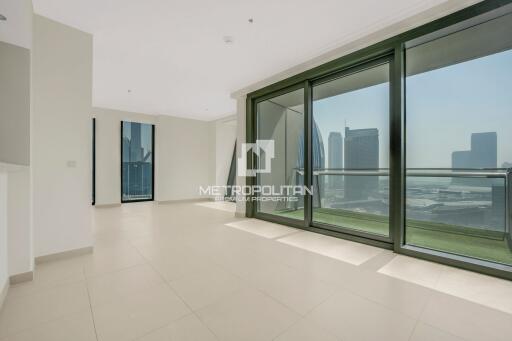 Burj Khalifa View  Unfurnished  Maids Room