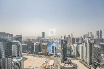 Full Fountain and Burj Khalifa View  High Floor