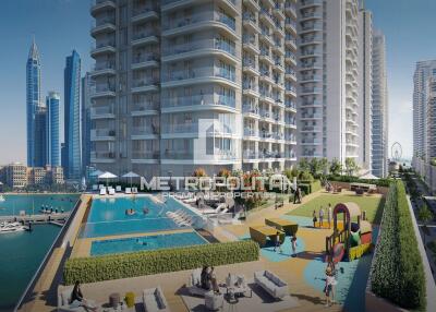 Luxurious 3 BR Sea, Marina & Dubai Eye views  High Floor