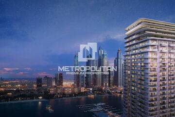 Luxurious 3 BR Sea, Marina & Dubai Eye views  High Floor