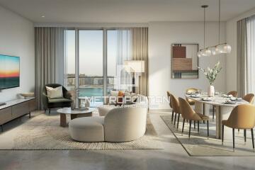 Luxurious 3 BR Sea, Marina & Dubai Eye views  High Floor