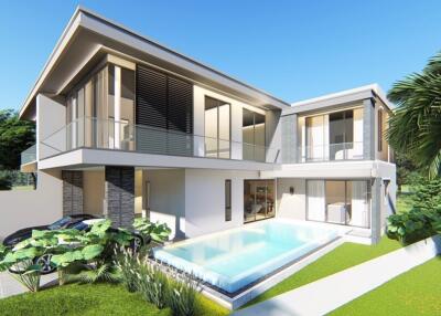 New luxury twin house in South Pattaya area