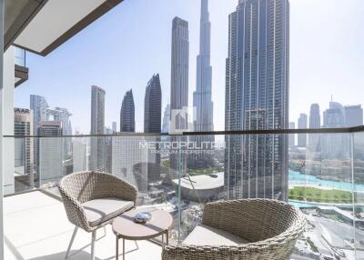 Fully Furnished  High Floor  Burj Khalifa View