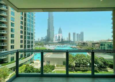 Full Burj and Fountain Views Spacious Maids Room